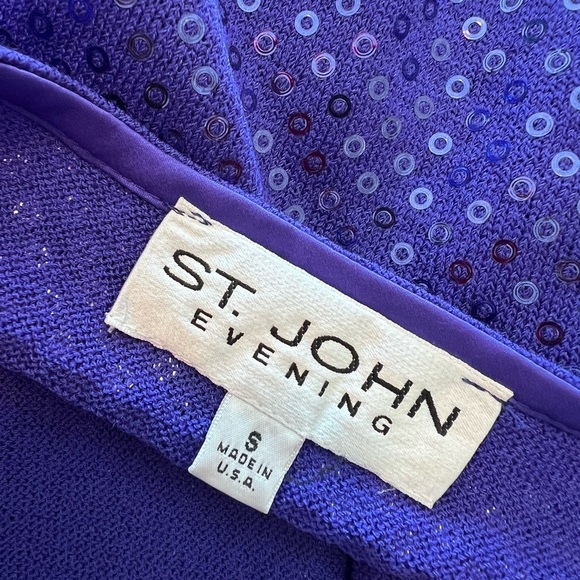 St. John Sequin Tank Top - Picture 10 of 12